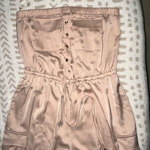 Silky Peach Jumpsuit